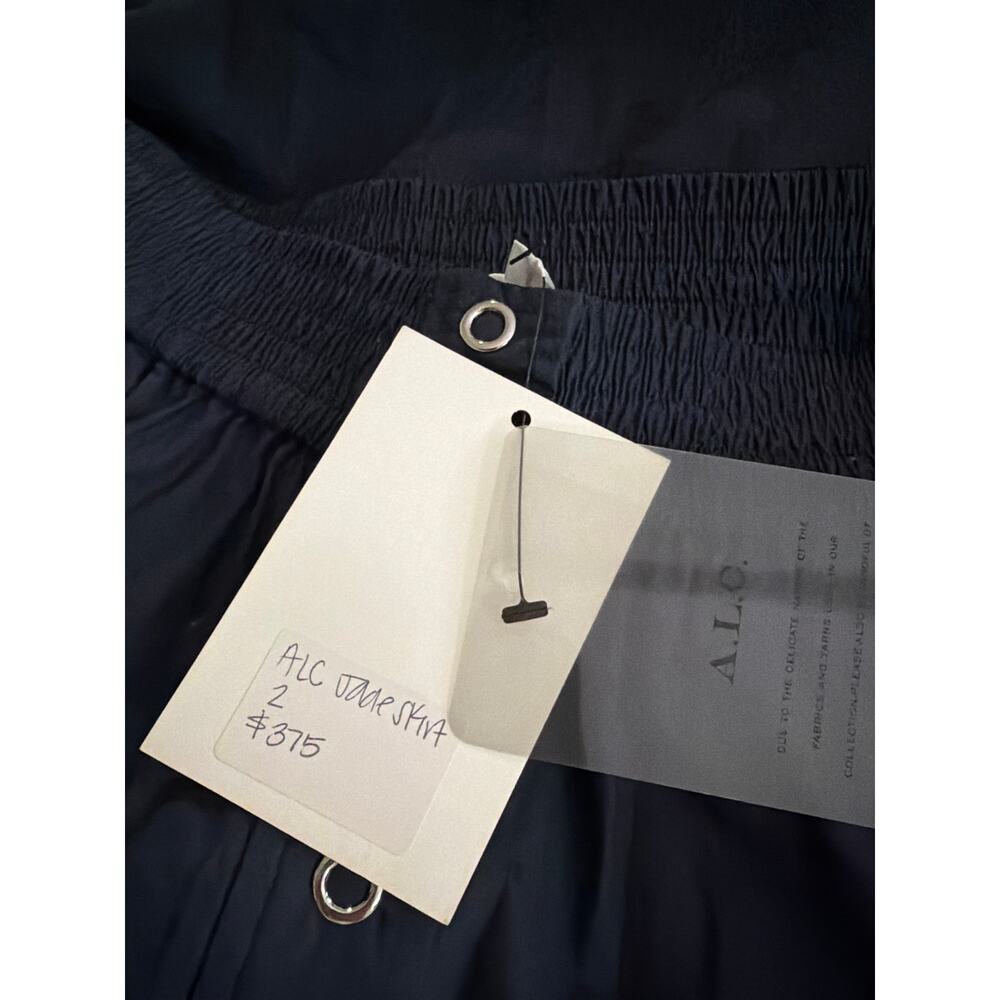 A.L.C jade navy blue skirt size 2 - Picture 6 of 9